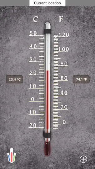 Captura de pantalla de Termómetro HD ⊎ en iPhone 1
