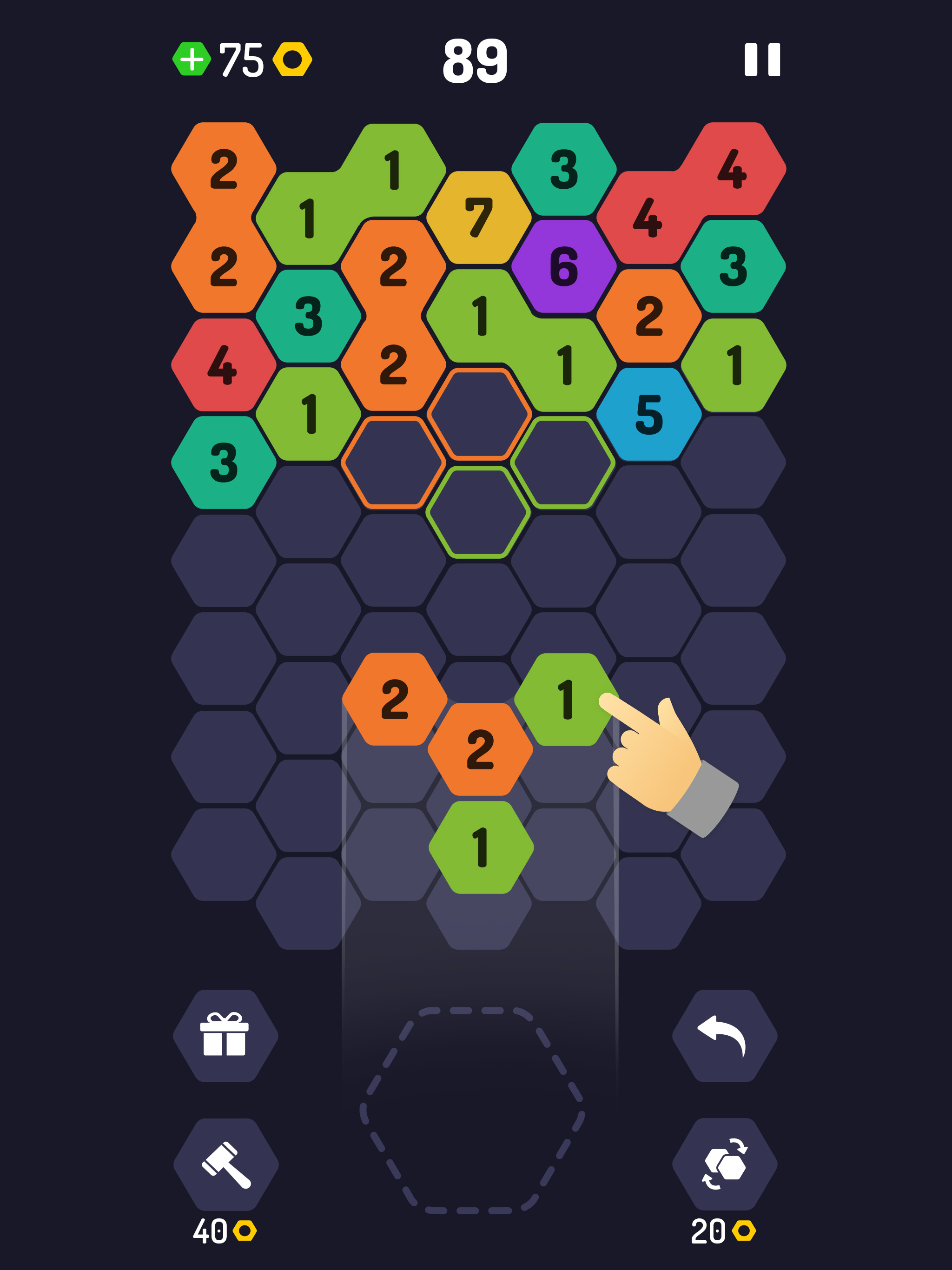UP 9 - Hexa Puzzle! screenshot 8