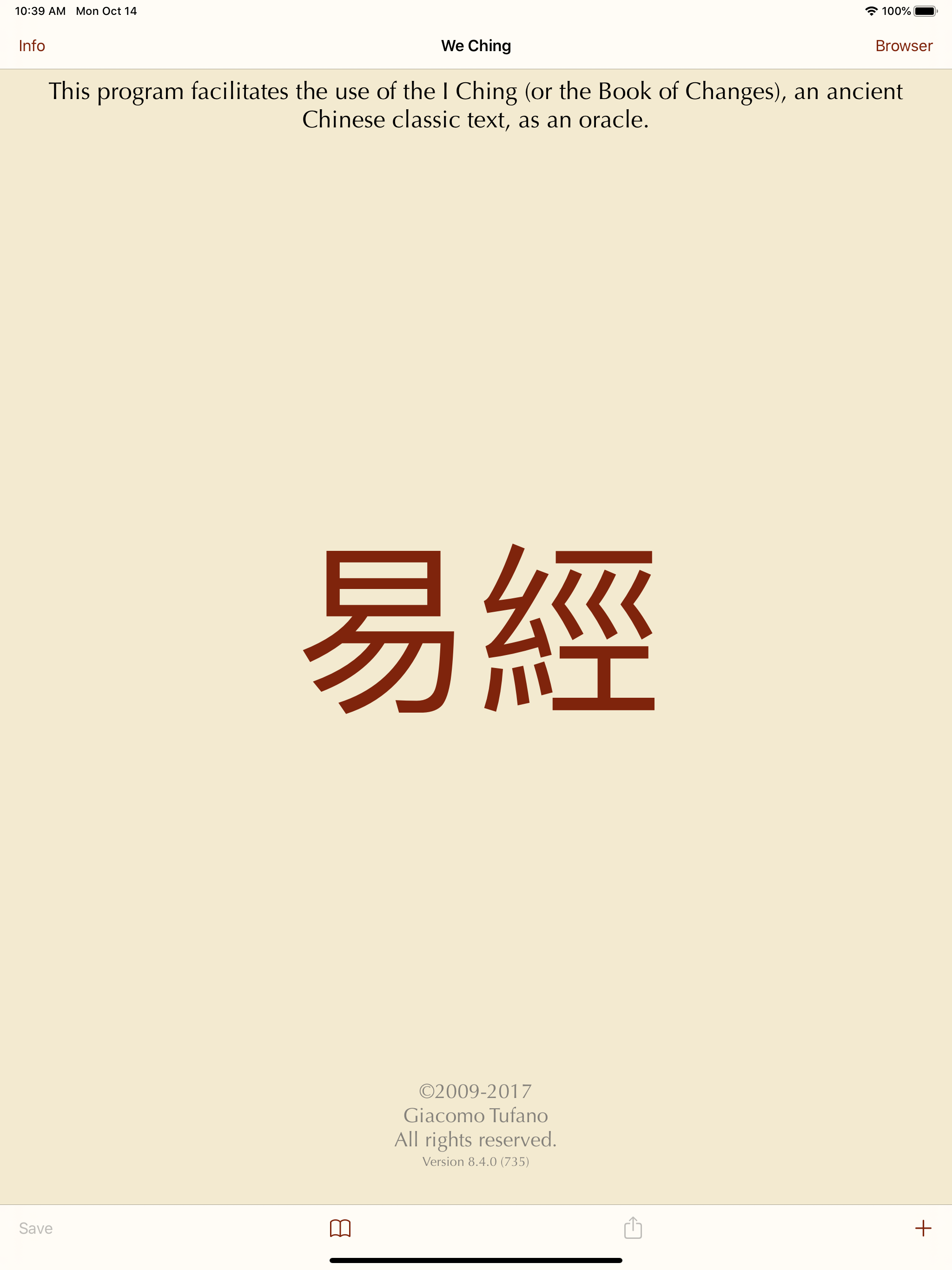 I Ching 2: an Oracle