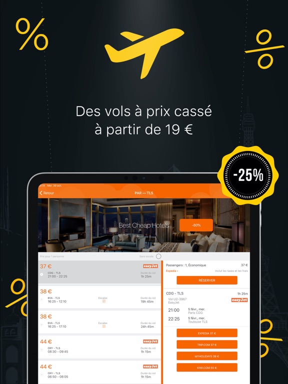 Screenshot #5 pour Vols pas chers et low cost