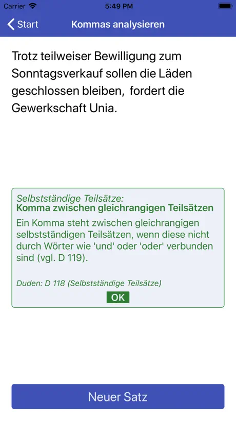 Kommaregeln Deutsch