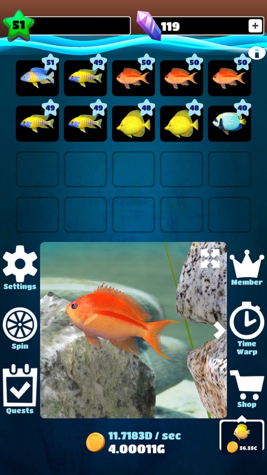 #2. Fish Farm Merge (iOS) 由: bitbros Inc.