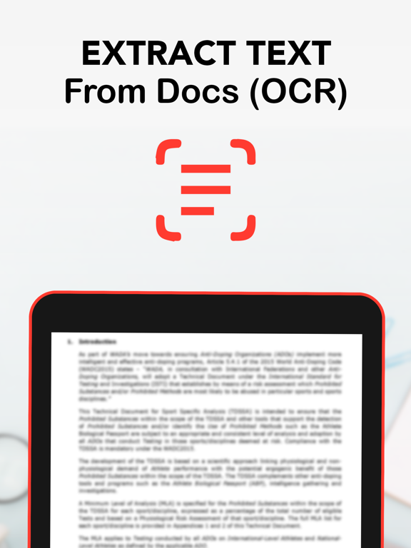 Document Scanner & PDF Editor iPad screenshot 6 - Business app