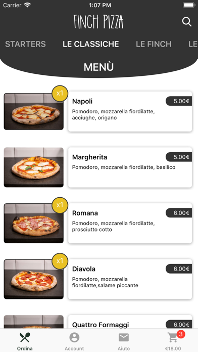 Finch Pizza Screenshot