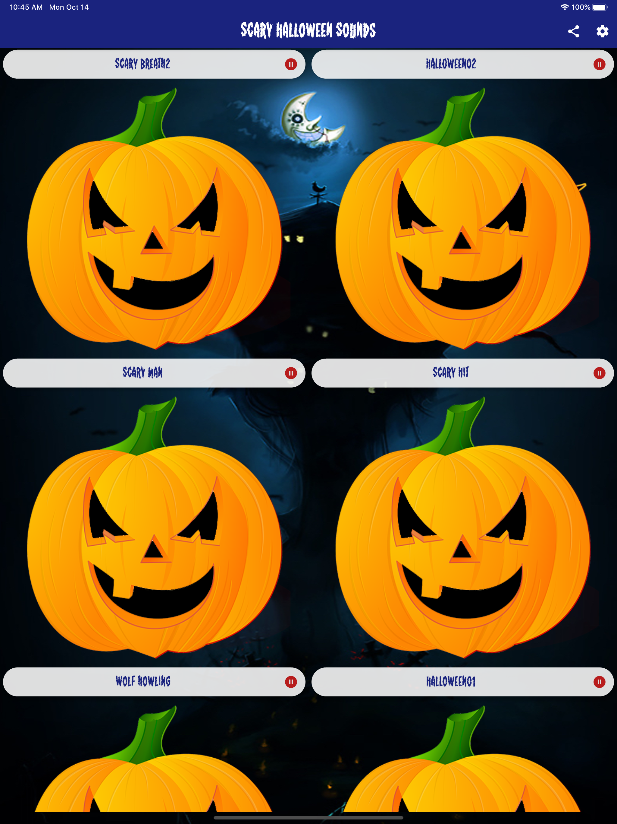 Halloween Creepy Sounds screenshot 13