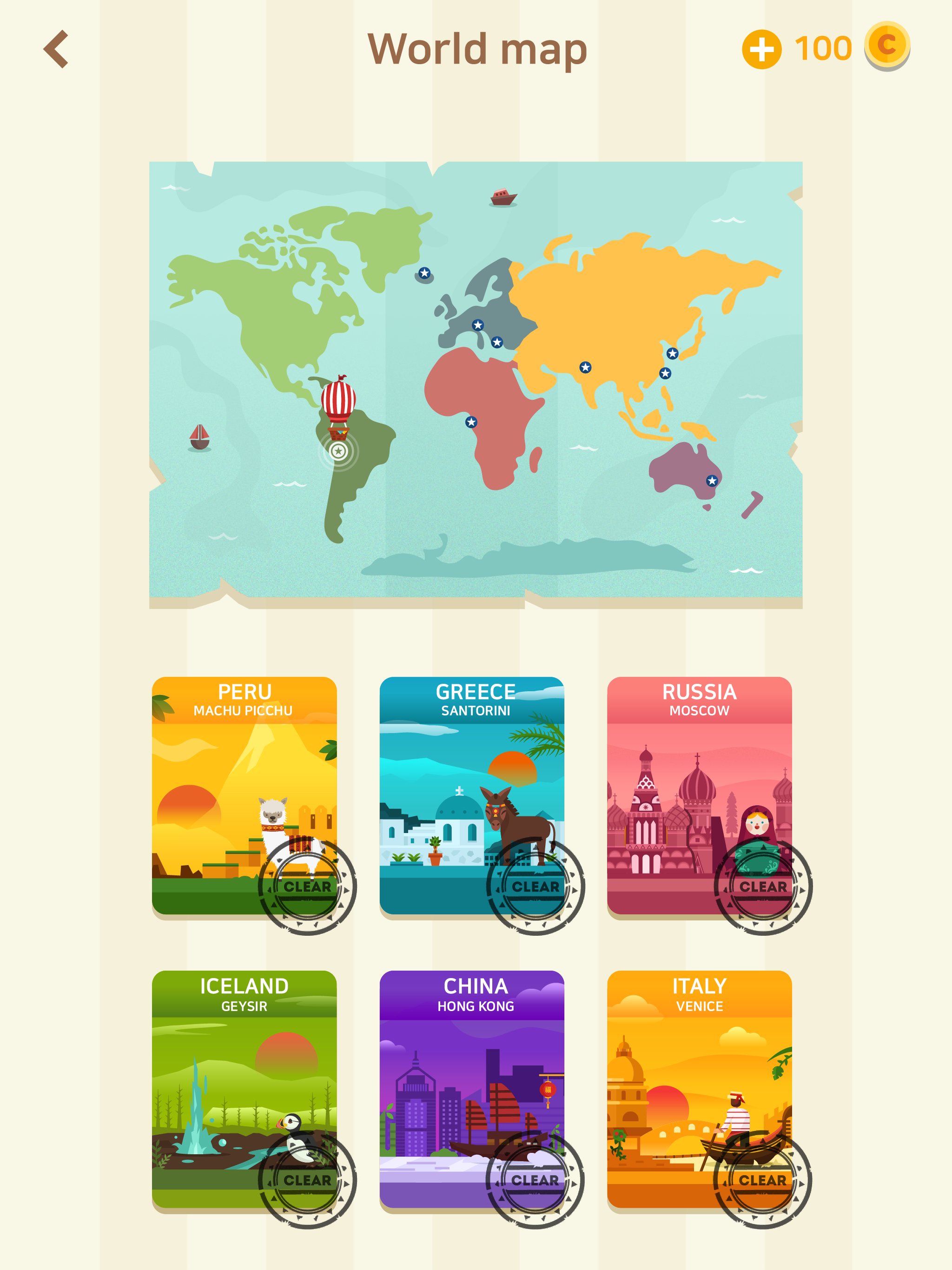 WORD TOWER - World Trip