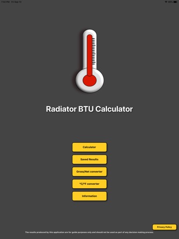 Radiator / BTU Calculatorのおすすめ画像1