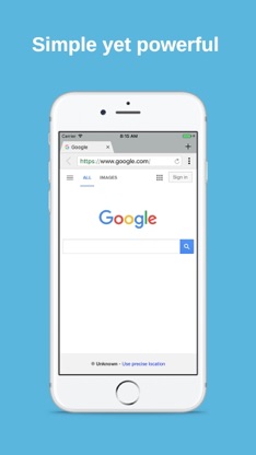 Radium Web Browser screenshot 1