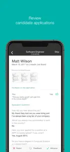Greenhouse Recruiting screenshot #4 for iPhone