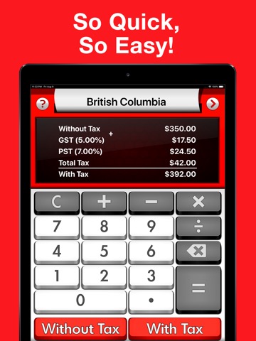 Canada Sales Tax Calculator +のおすすめ画像1