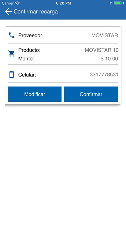 RecargoCel screenshot-4