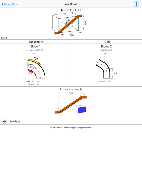 Hygienic Tube App DIN iPad screenshot 4 - Productivity app