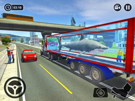 Aquatic Animal Delivery Truck iPad screenshot 5 - Games app