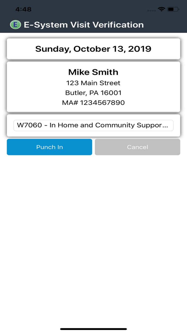 iPhone screenshot