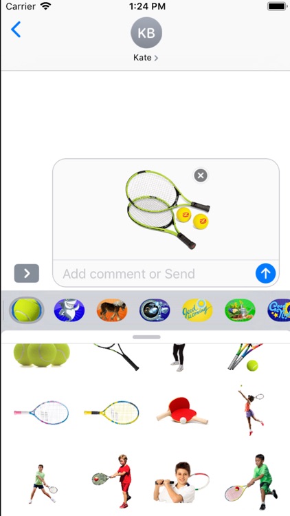 Tennis-Emojis Stickers