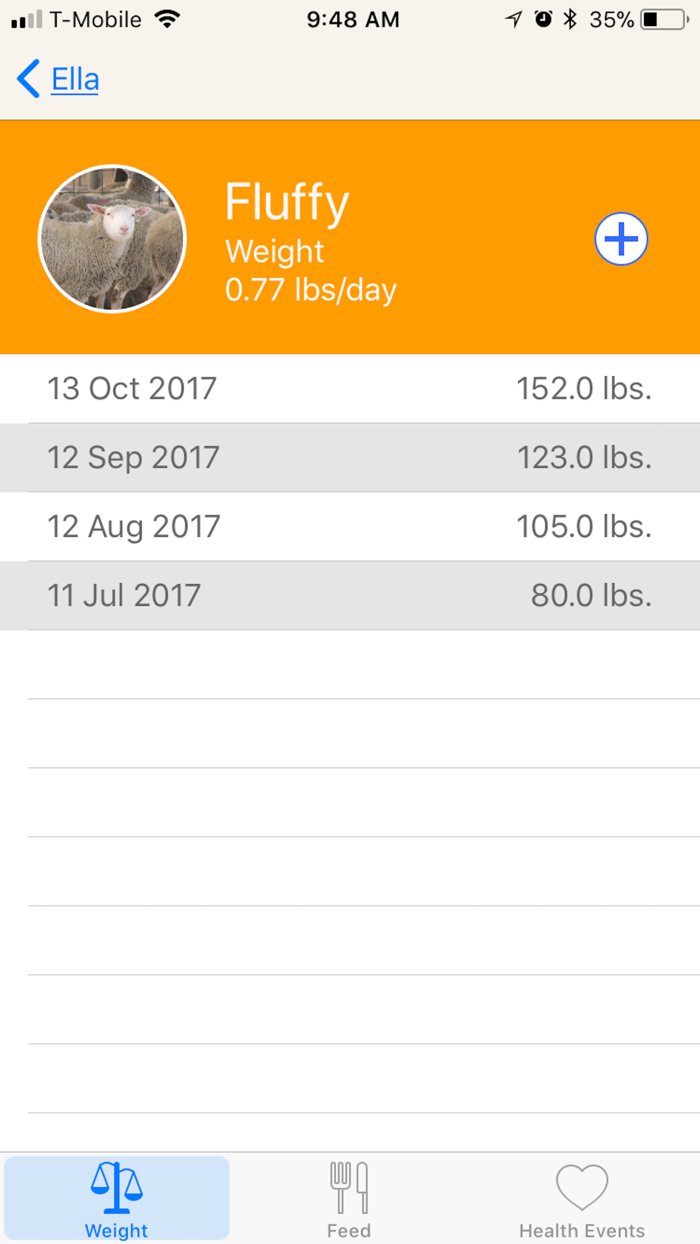 4-H Livestock Record