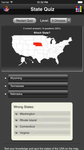 State Quiz screenshot 1
