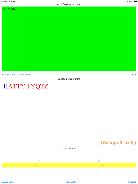 Screenshot #5 pour Cryptogram-Assistant
