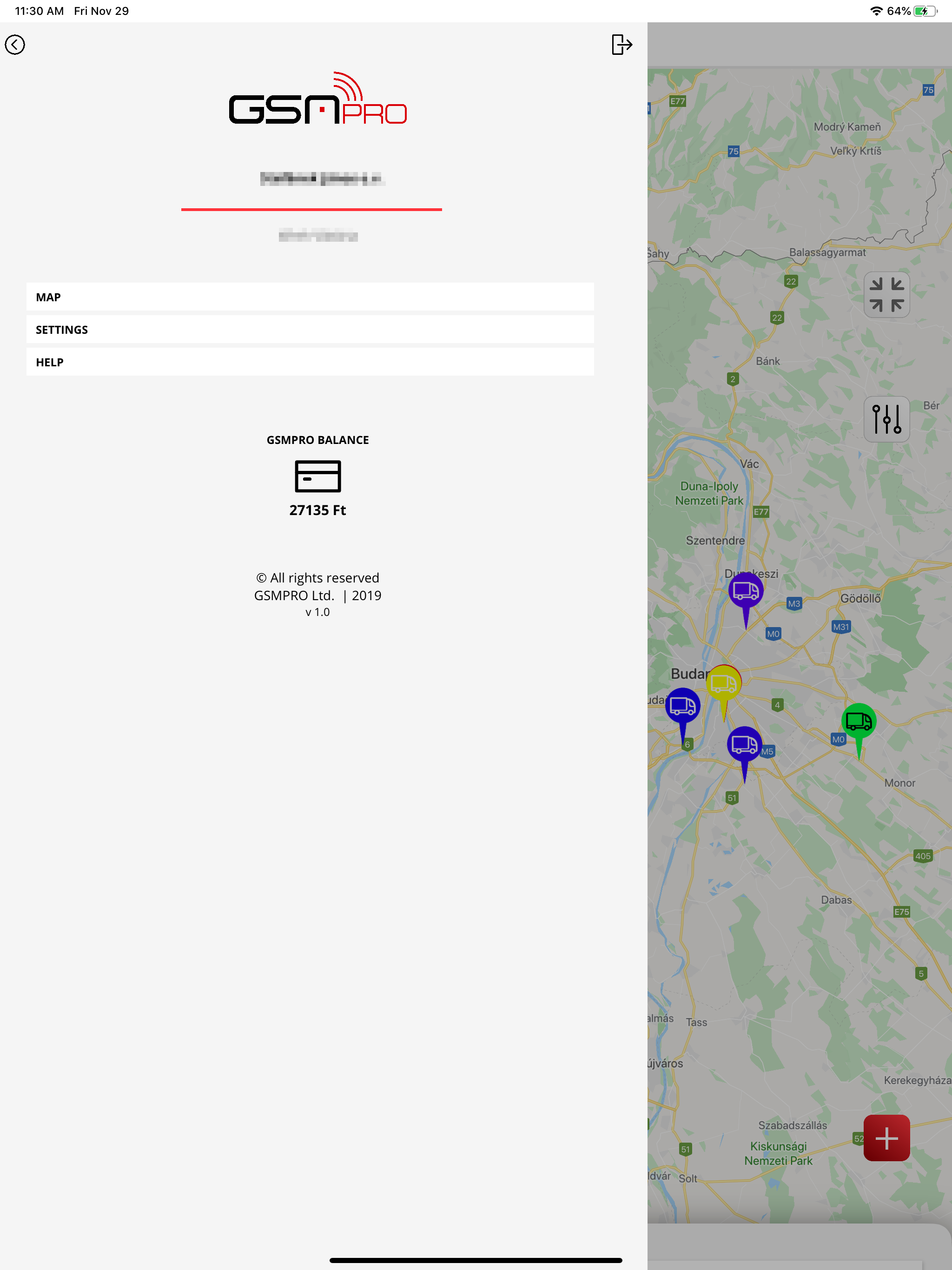GSMPRO Tracker