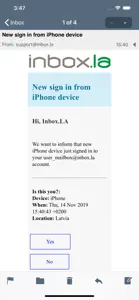 inbox.la screenshot #2 for iPhone