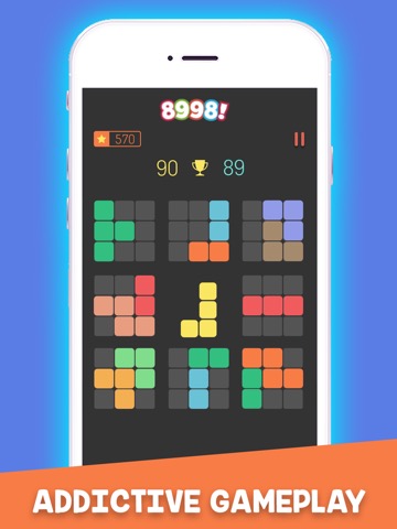 8998! Block Puzzle Gameのおすすめ画像1