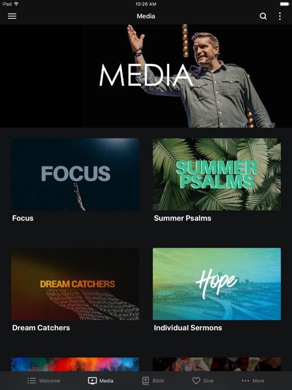 Hope Connection Church iPad screenshot 3 - Lifestyle app
