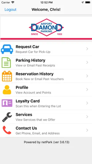 Diamond Airport Parking screenshot 1
