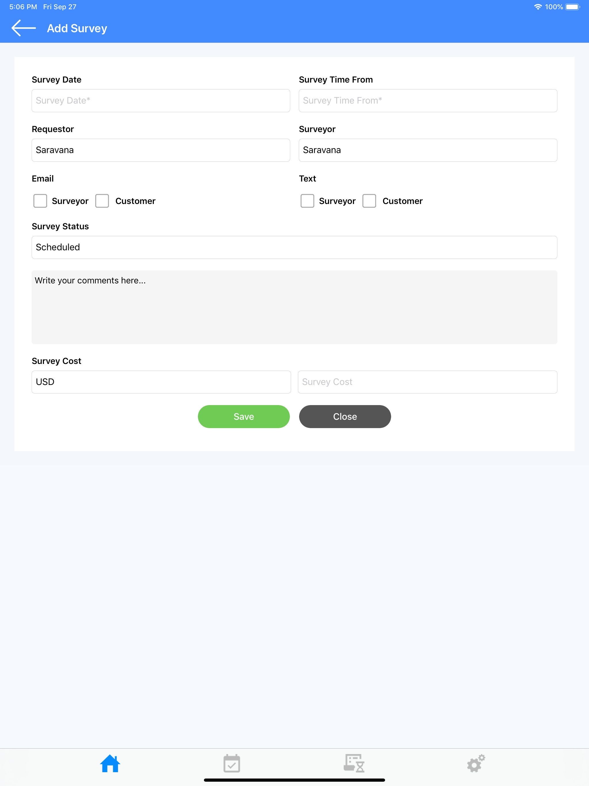 Mover Survey screenshot 5