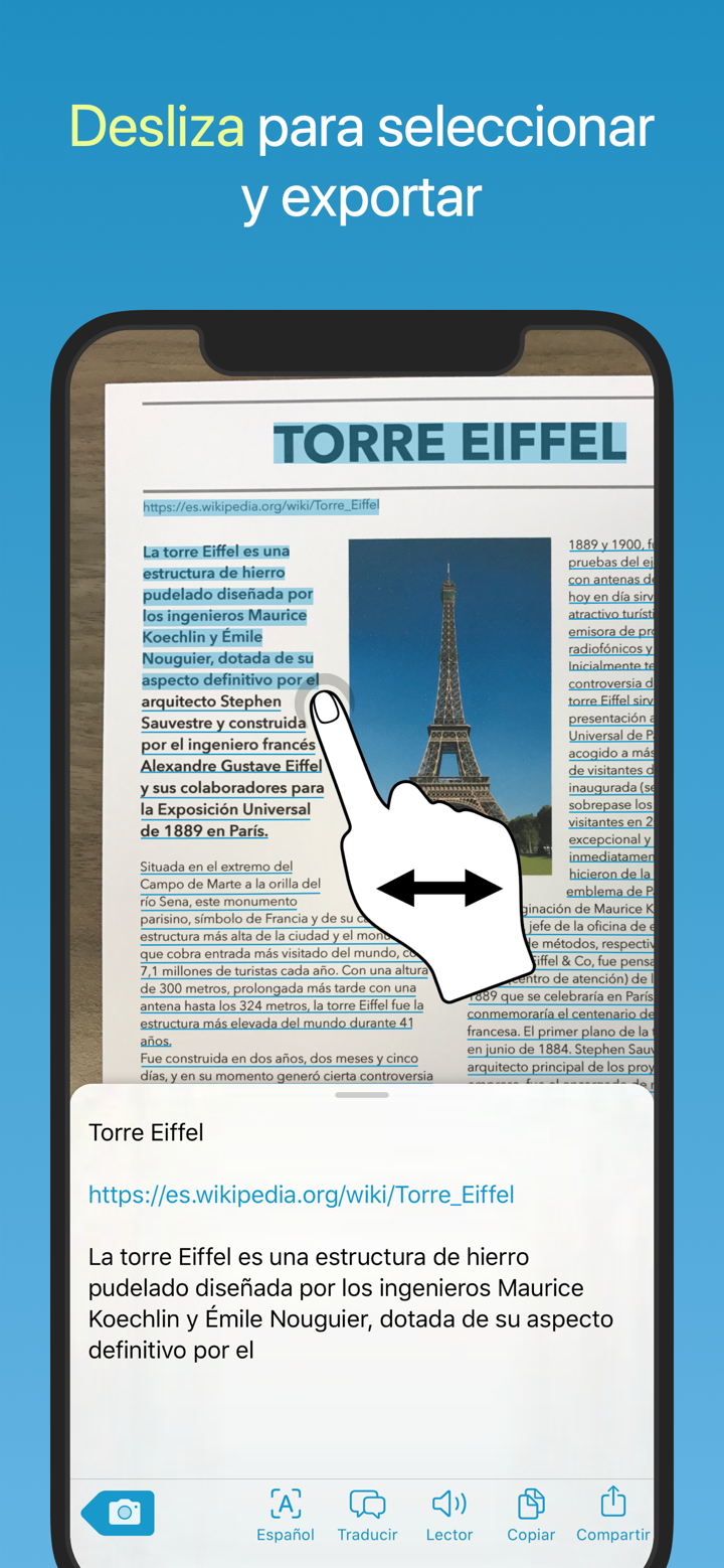 Prizmo Go › Scan texto + OCR screenshot 2