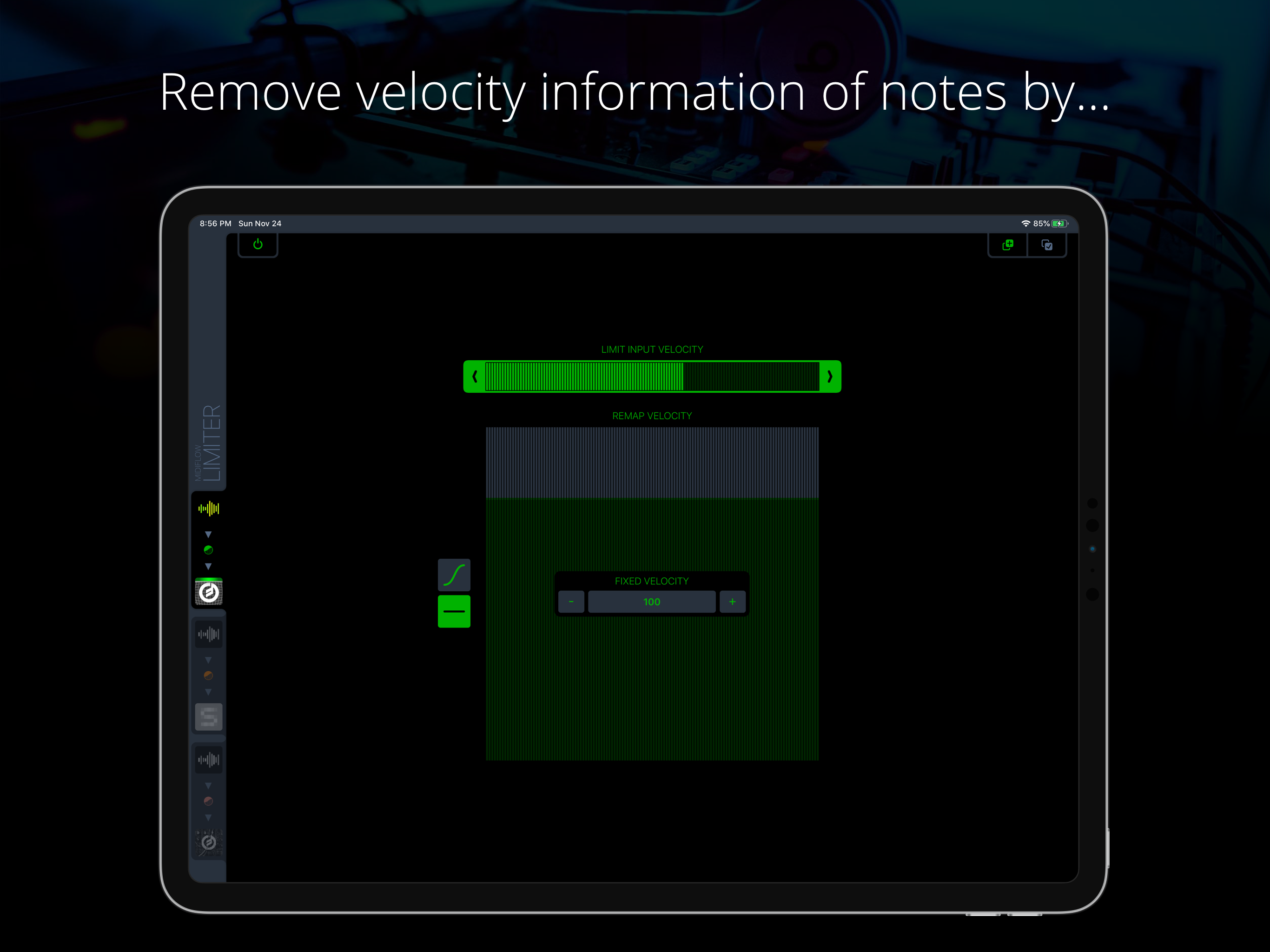 Midiflow Limiter (Audiobus) screenshot 7
