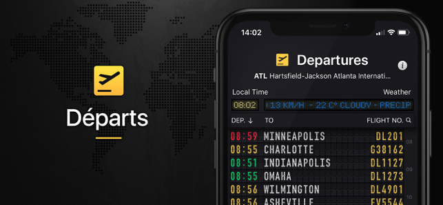 ‎Flight Board - Suivi de vols Capture d'écran
