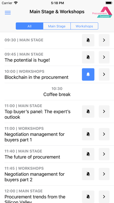 Procurement & Sustainability Screenshot