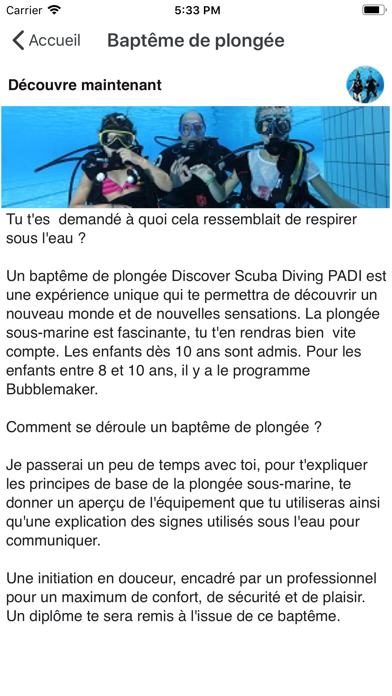 Screenshot #3 pour Go Diving