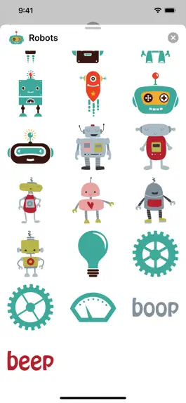 Game screenshot Robot Stickers - Beep Boop hack