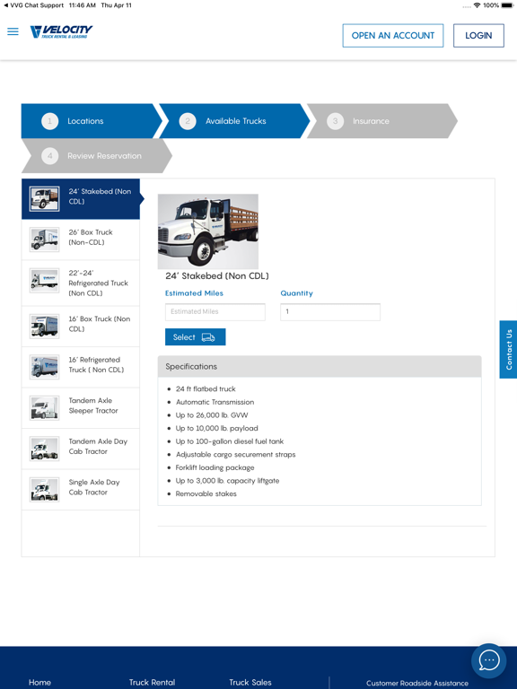 Screenshot #6 pour Velocity Truck Rental Leasing