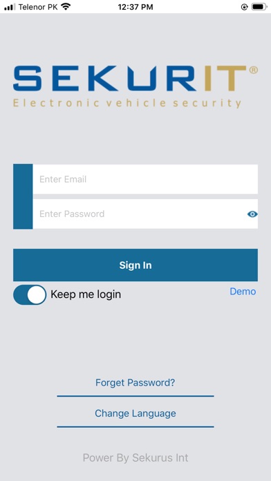 SekurIT app screenshot