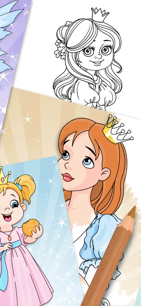 Magic Princess Coloring Books