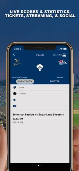 Game screenshot Somerset Patriots Baseball apk