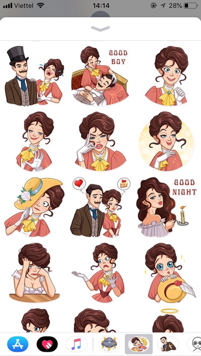 Screenshot #2 pour Lady Style Funny Stickers