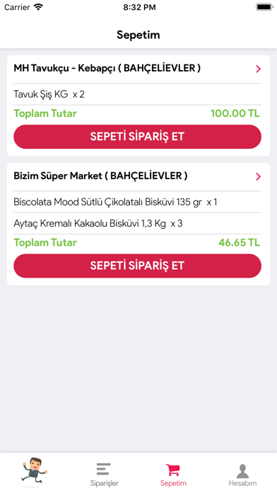App screenshot