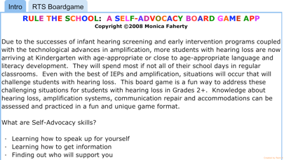 Screenshot #1 pour Self Advocacy Board Game