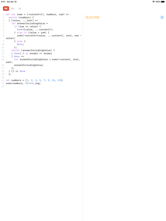 Screenshot #4 pour ReasonML