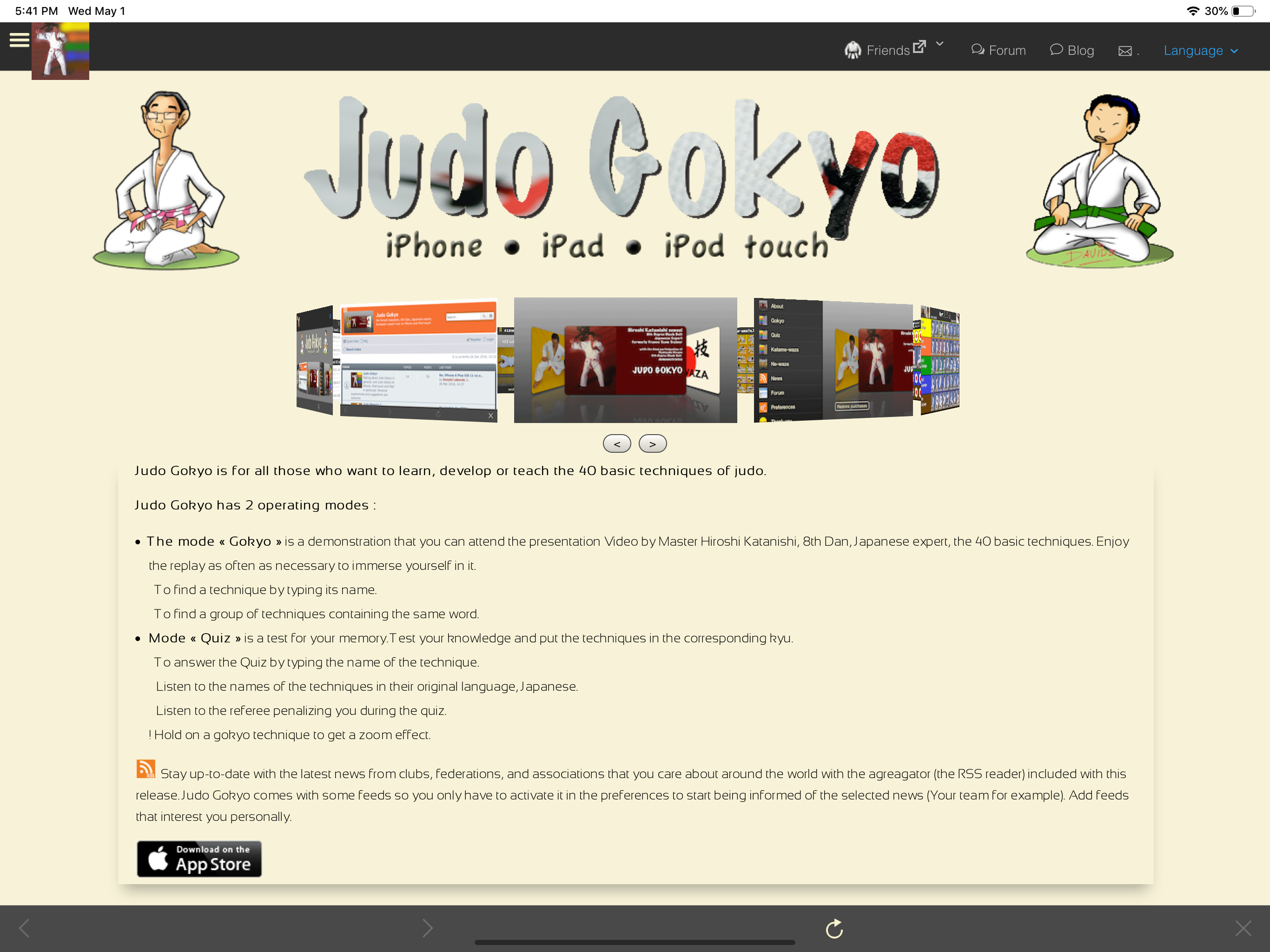 Judo Gokyo