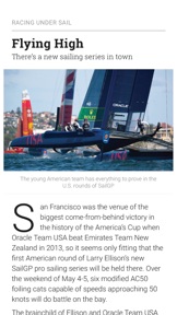 SAIL Mag screenshot