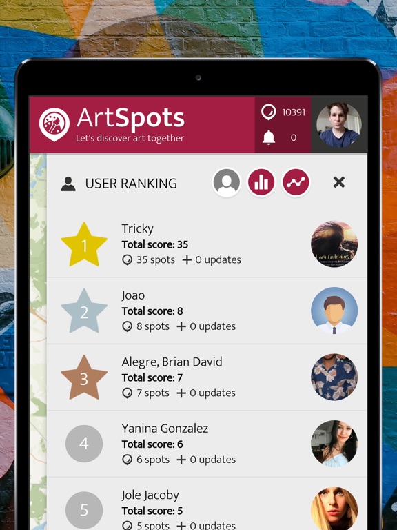 ArtSpots - let's discover art iPad screenshot 5 - Entertainment app