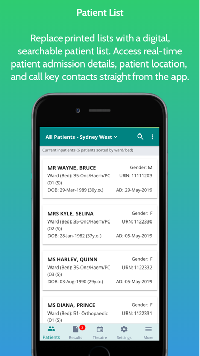 Telstra Health Drs App screenshot