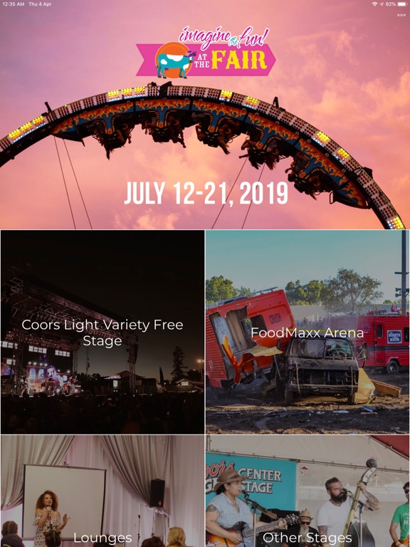 The StanCoFair iPad screenshot 1 - Entertainment app