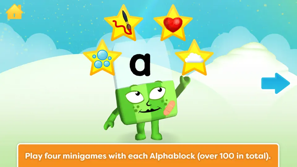 Captura de pantalla de Alphablocks: Letter Fun en iPhone 1