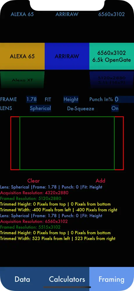 Sim DATA Calculator