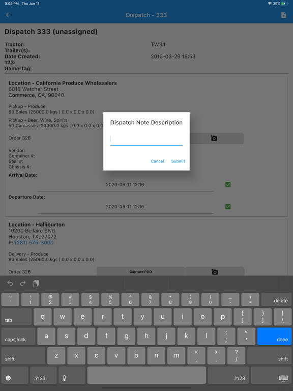 Tailwind POD Complete iPad screenshot